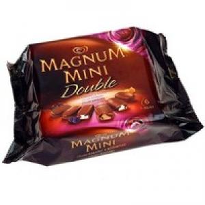 Algida Magnum Mini Double Çikolata, Karadut & Böğürtlen, Karamel 6 x 47 g