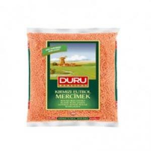 Duru Bakliyat Kırmızı Futbol Mercimek 1 kg