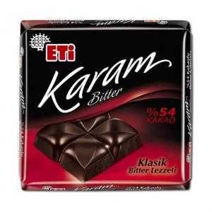 Eti Karam %54 Bitter Kare Çikolata 60 g