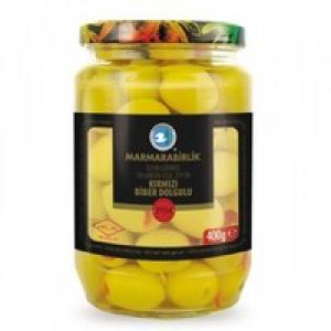 Marmarabirlik Biber Dolgulu Yeşil Zeytin 400 g