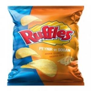 Ruffles Süper Boy Peynir ve Soğan Aroma Çeşnili Patates Cipsi 109 g