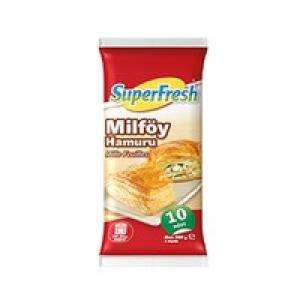 SuperFresh Milföy Hamuru 10 Adet 500 g
