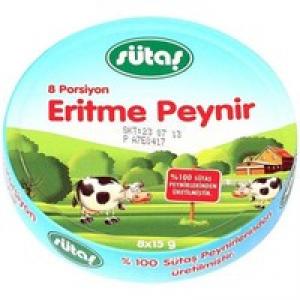 Sütaş Üçgen Peynir 8 x 15 g