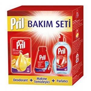 Pril Deodorant + Makine Temizleyici + Parlatıcı Bakım Seti